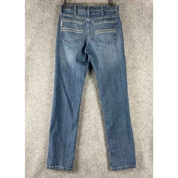 Cinch Silver Label Jean Mens 30x33 Medium Stone Slim Straight Performance Cowboy - Picture 8 of 16